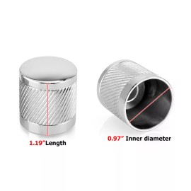 21ST 4pcs Knurling Docking Hardware Covers For Harley Sportster 883 1200 Iron 48 72