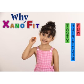 Generic Xa.no Fit Junior Vitamin C with Zinc Gummies | Introductory Offer | – Orange Flavor, Immune Support for Kids, Gelatin-Free, Gluten-Free, 30 Gummies