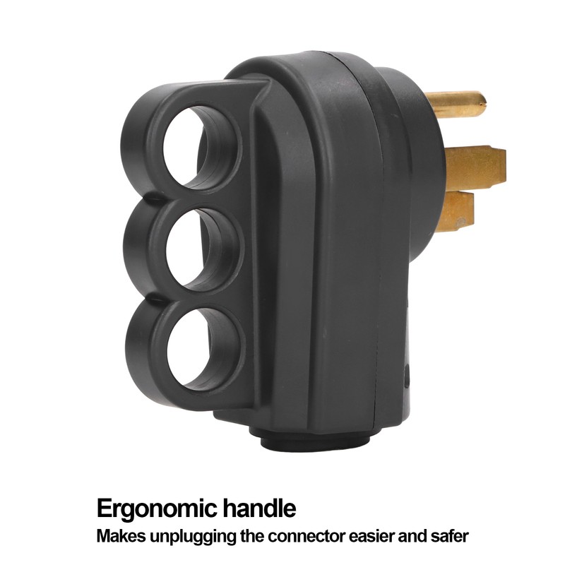 50A RV Plug Male NEMA 14‑50P 125/ Heavy Duty Replacement