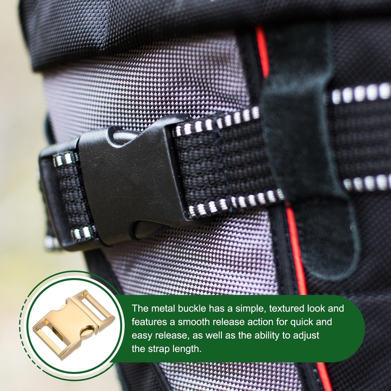 PATIKIL Metal Buckle, 4 Pack Quick Side Release Clips for