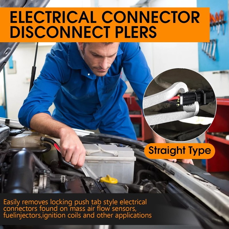 3Pcs Electrical Disconnect Pliers Set, Automotive Electrical Connector Pliers and