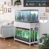 VOWNER 40 Gallon Aquarium Stand with Power Outlet, Metal Frame