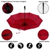 AMVUZ Umbrella Storm Proof Travel Windproof Open-Close Automatic Pocket Umbrella,