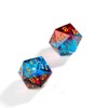 Yourandoll 2 Pieces Polyhedral Dice D20 Dice 22 mm Resin