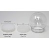 Creative Hobbies 5 Inch (130mm) DIY Snow Globe Water Globe