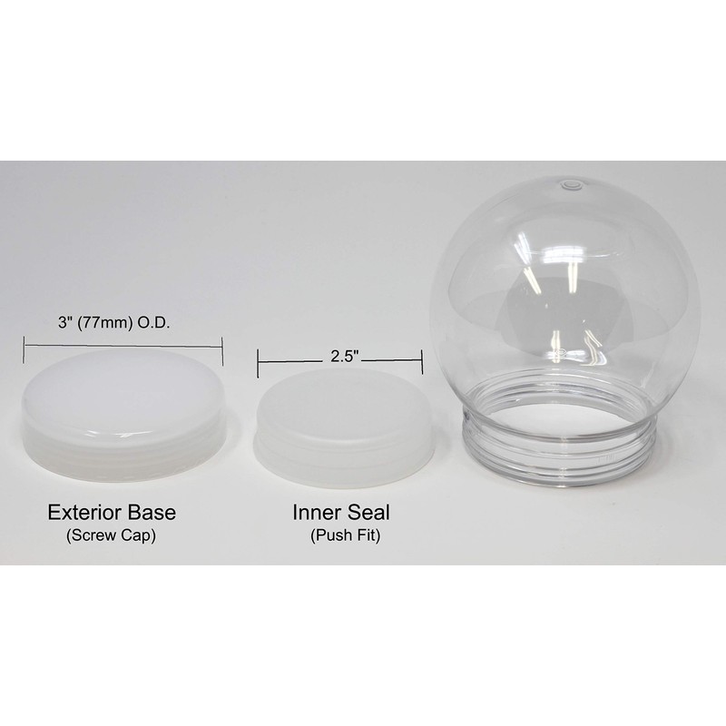 Creative Hobbies 5 Inch (130mm) DIY Snow Globe Water Globe