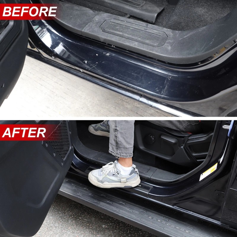 AUFER Fit For 2021-2025 Ford Bronco 4 Door Sill Edge