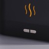 Flame Aroma Humidifier Ultrasound Colorful LED Ambient Lighting 180ml Portable