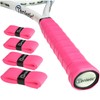 Tenletic GlowTack Racket Overgrip Tape – Hot Pink – 4-Pack
