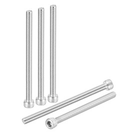 DTGN M5-0.8x80 Socket Head Cap Screws Bolts - 20Pack - Good for Road Bicycle, Mountain Bike, Auto, Motorcycle - 304 Stainless Steel Hex Head Metric Screws - Silver