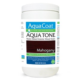 Aqua Coat Aqua Tone Water-Based Wood Stain (Quart, Mahogany)