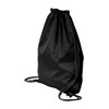 Liberty Bags Large Drawstring Backpack, One Size, BLACK