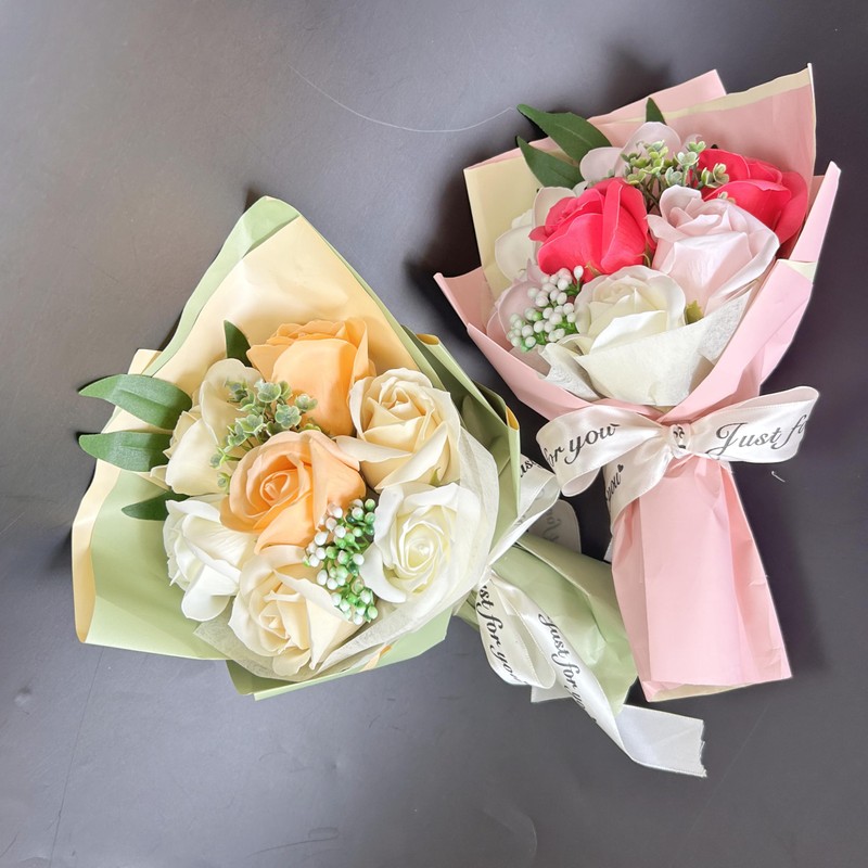 Artificial Soap Flower Bouquet Gift Soap Flower Soap Flower Faint