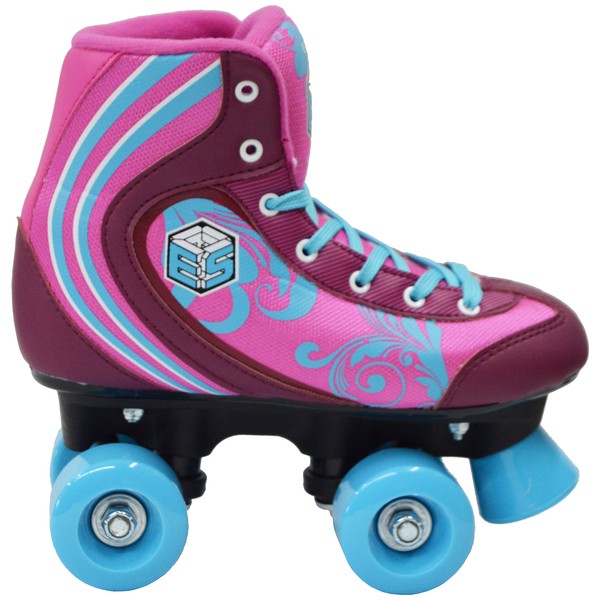 Epic Skates Can05 Kids Cotton Candy Quad Roller Skates, Purple, Youth 5, CottCan05