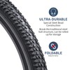 YUNSCM 2-PCS 24" Mountain Bike Tires 24x1.95/53-507 Compatible with Mountain