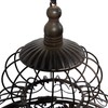 Deco 79 Vintage Metal Free-Standing Birdcage, 14" x 14" x