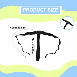 High Chair Straps, Adjustable High Chair Harness Straps 3 Point Baby Seat Belt Replacement Security Strap for Kid Toddlers Pushchair Pram Buggy Y6BBZWAQD