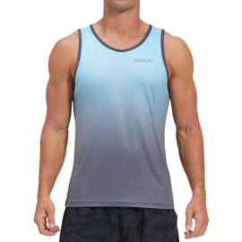 EZRUN Camiseta sin mangas deportiva de secado rápido para hombre para culturismo, gimnasio, correr, entrenamiento físico, entrenamiento sin mangas