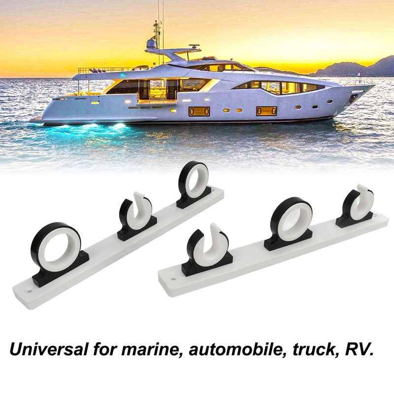 Fishing Rod Holder Aluminum Flexible Installation Universal Fit for Marine