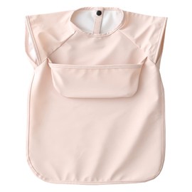 kalavika Meal Apron, Baby Apron, Soft, Meal Style, Sleeveless, Baby Bib Size 80, 90, 100, 110 Size, Girls, Boys, Baby Bib with Pocket, Infant Smocking, Children, Nursery School, Kindergarten