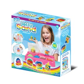 Jelly Sand Super Studio, Create Adorable Characters with Sand, Colourful Arts and Crafts Activity for Kids, Craft for Boys and Girls, Make Your Own Squishy Characters, Creative Sensory Play