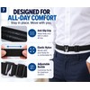 Men'S Nylon Shirt Stays with Anti-Slip Elastic Grip and Adjustable