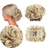 Faringoto Messy Bun Hair Piece Curly Hair Bun Extensions Updo