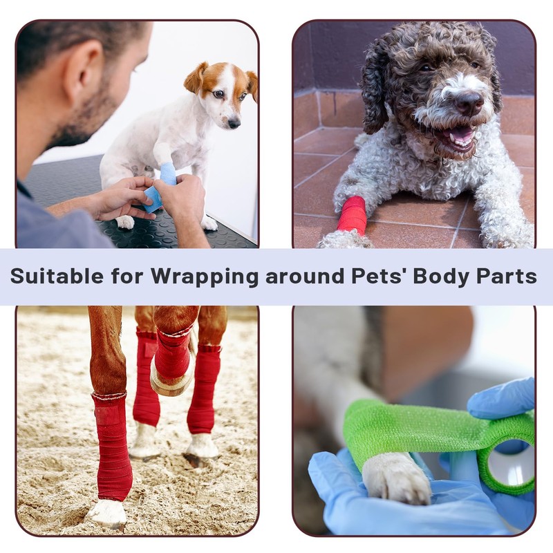 Mr. Pen- Self Adhesive Bandage Wrap, Assorted Colors, 2" x