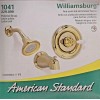 American Standard Shower Faucet and Bath Tub Set Polished Brass