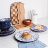 Selamica Ceramic Dinner Plates set of 4, 10.5 Inch Ceramic