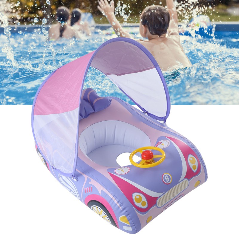 Baby Inflatable Swimming Float Car Shape Ride On Pool Float