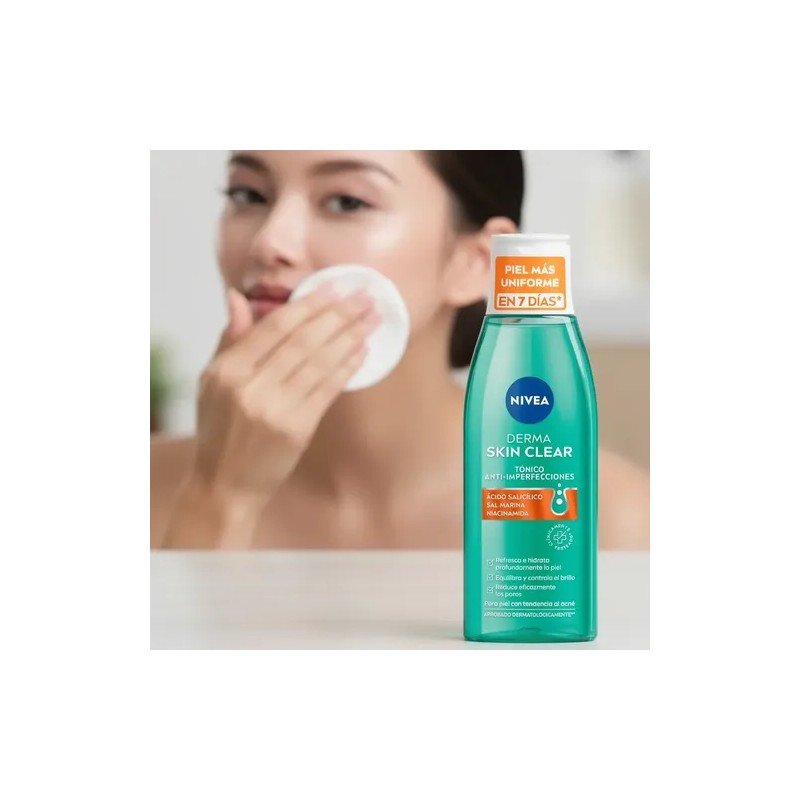 Nivea Derma Skin Clear Tónico Anti-imperfecciones 200 Ml