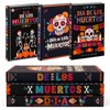 3 Pcs Day of the Dead Halloween Decor Books