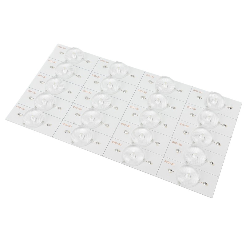 100Pcs SMD Lamp Beads 3V for 32‑65in TV Optical Lens