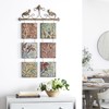 Deco 79 Metal Floral Home Wall Decor Embossed Wall Sculpture