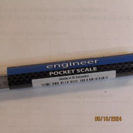 does not apply 3210-1 3000 Series Engineer Pocket Scale, Silver