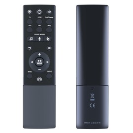 CLVIZCXOM Soundbar Replacement Remote Control Compatible with Teufel 11-2.1 MK2 20 RC Soundbar