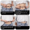 BOXOB 4pcs Crop Bands, Clothing Tuck Band Adjustable Clothes Tuck