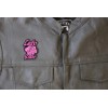 Ivamis Lady Rider Pink Rose Iron on Biker Patch -