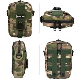 MZIPLINE Tactical Package Bag -Smell Proof - Crossbody Sling Shoulder Bags with Carbon Lining for Man