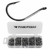 THKFISH 500pcs Fishing Hooks Split Shot Hook Drop Shot Hooks