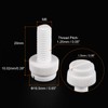 sourcing map M8 x 20mm Plastic Machine Screws PP Slotted