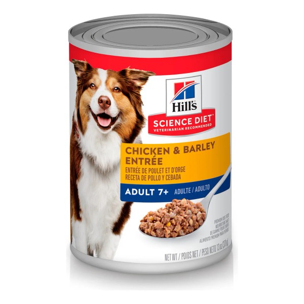 Hill's 7+ alimento húmedo para perro senior 369g 12 Pack