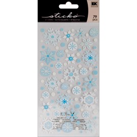 Sticko Winter Snowflakes Stickers