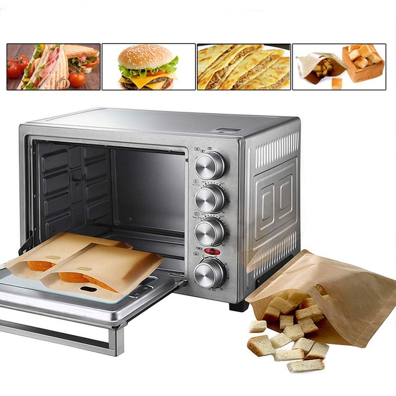 YOOCOOL Non Stick Toaster Bags Reusable and Heat Resistant Easy