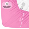 Buymax® Fitted Sheet, 100 x 200 cm, 100% Jersey Cotton,