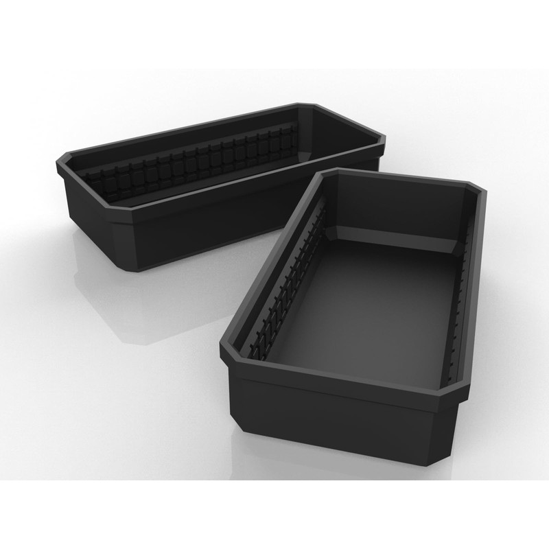 Long Bin for Compatible with Milwaukee Packout Low Profile Organizer