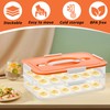 2-Layer Deviled Egg Containers with Lid, 36 Slots Plastic Detachable