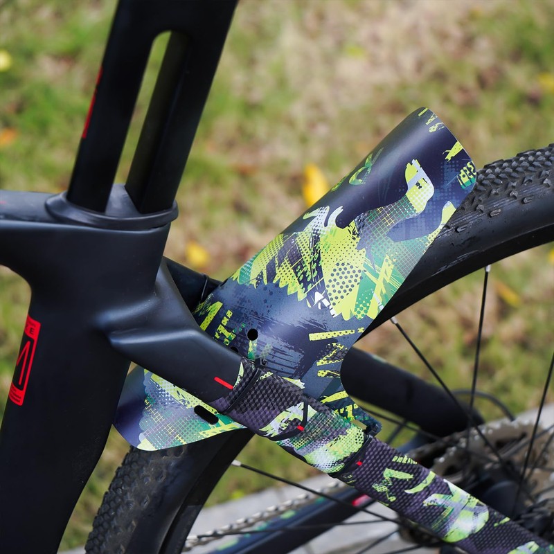 CNCLOL Mountain Bike Mudguards,MTB Mudguards Front and Rear,Bicycle Mudguards Fits
