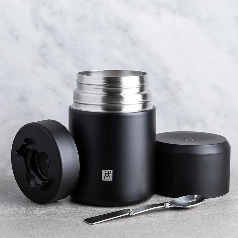 Zwilling Thermo Food Container, Integrated Bowl, Double Wall Insulation, Includes